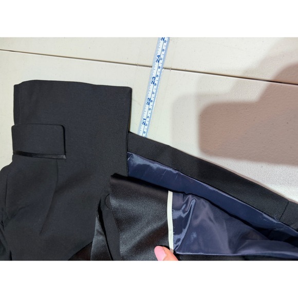 J.Crew Collection Tuxedo Blazer Black Wool Tollegno Womens 8 Career BM564 - Picture 9 of 9